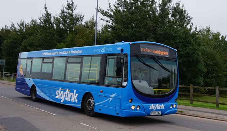 Trent Barton skylink Scania L94UB Wright 668